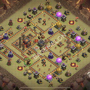 Town Hall Level 10 War Base Design 2026, Anti 3 Stars, Anti Everything, Layout #2684