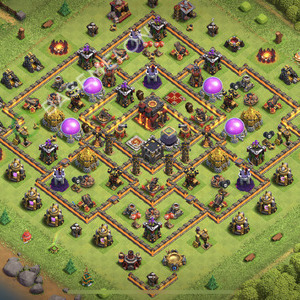 Town Hall Level 10 Farm Base Design 2026, Hybrid, Layout #2905