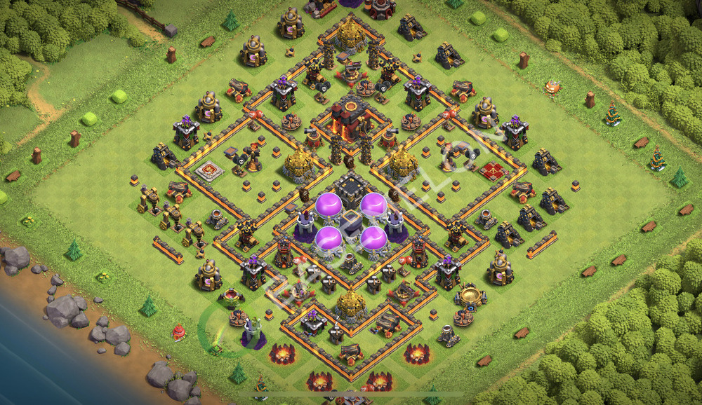 Town Hall Level 10 Farm Base Design 2026, Max Levels, Anti Air, Layout #2934