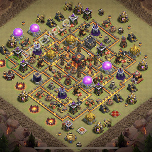 Town Hall Level 10 War Base Design 2026, Anti 3 Stars, Layout #2944
