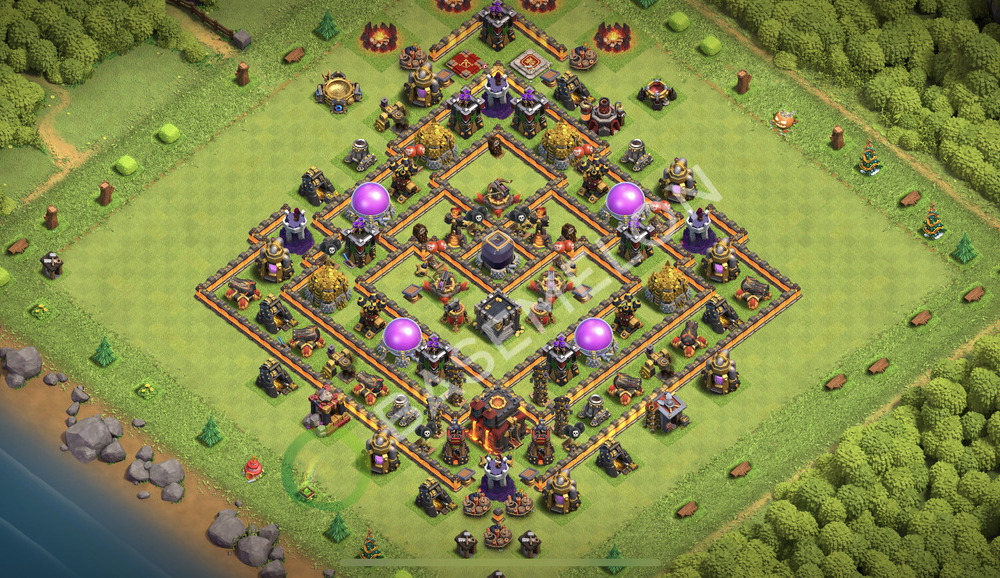 Town Hall Level 10 Farm Base Design 2026, Max Levels, Layout #3198