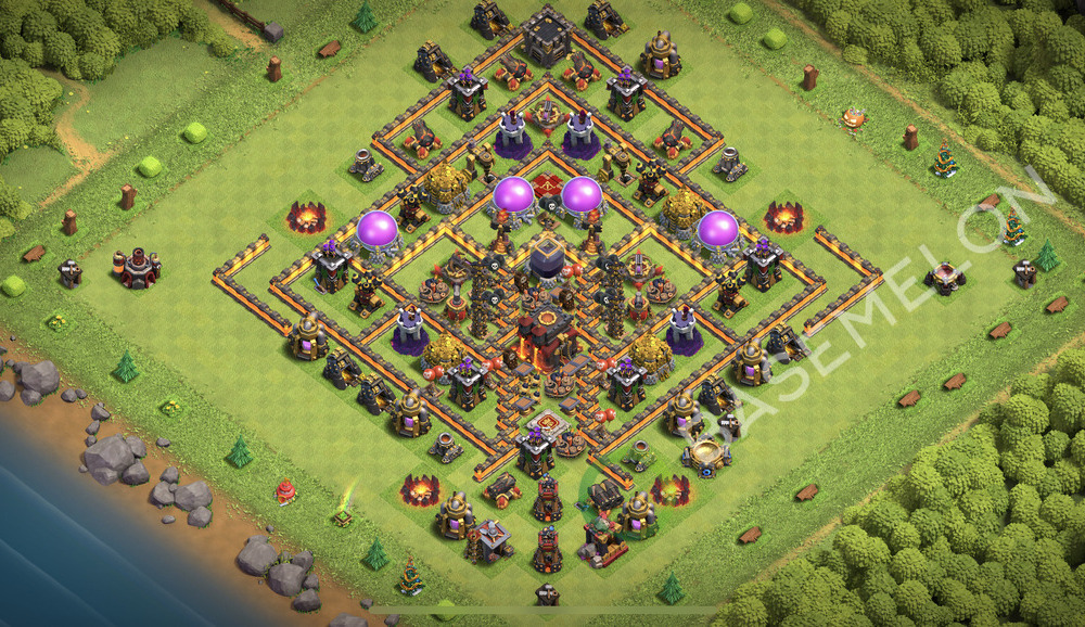 Town Hall Level 10 Farm Base Design 2026, Anti Everything, Layout #3201