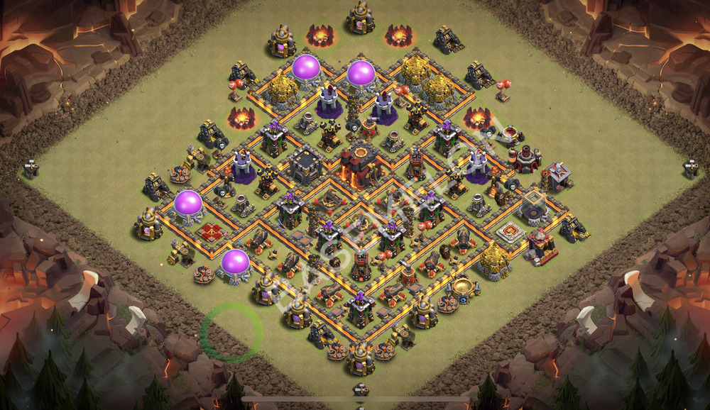 Town Hall Level 10 War Base Design 2026, Anti 2 Stars, Anti Everything, Layout #3245