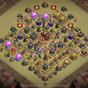 Town Hall Level 10 War Base Design 2026, Anti 2 Stars, Anti Everything, Layout #3245