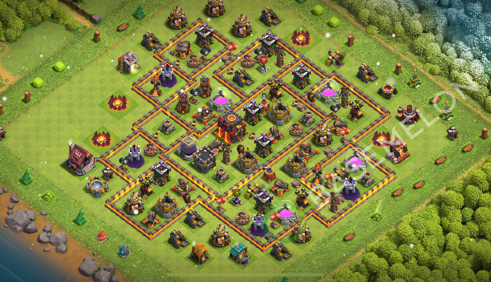Town Hall Level 10 Farm Base Design 2026, Anti 3 Stars, Anti Everything, Layout #3289