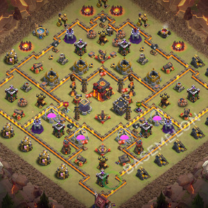Town Hall Level 10 War Base Design 2026, Layout #3399