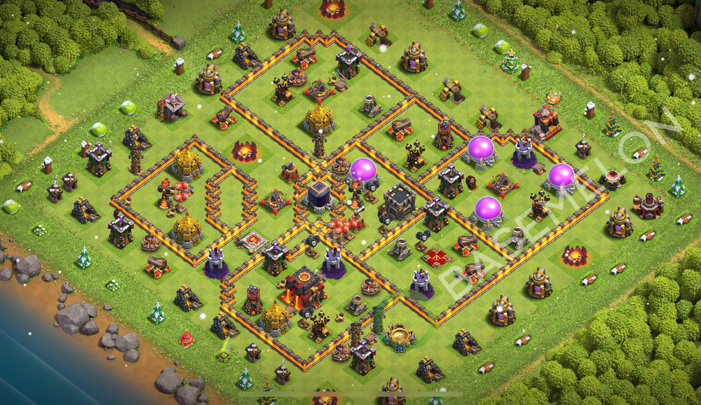 Town Hall Level 10 Farm Base Design 2026, Anti 3 Stars, Layout #3412