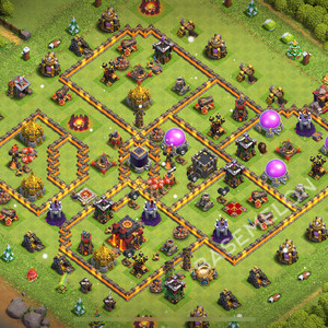Town Hall Level 10 Farm Base Design 2026, Anti 3 Stars, Layout #3412