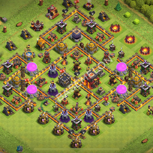 Town Hall Level 10 Farm Base Design 2026, Layout #3515