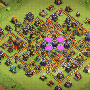 Town Hall Level 10 Farm Base Design 2026, Anti Everything, Layout #3526