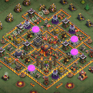 Town Hall Level 10 Trophy/Defense Base Design 2026, Layout #3570