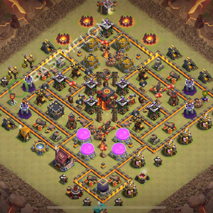Town Hall Level 10 War Base Design 2026, Anti 2 Stars, Anti Air, Layout #3927