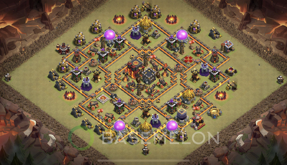 Town Hall Level 10 War Base Design 2024, Max Levels, Anti Air, Layout #41