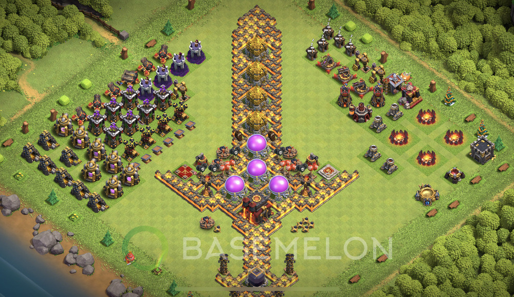 Town Hall Level 10 Progress Base Design 2024, Layout #476