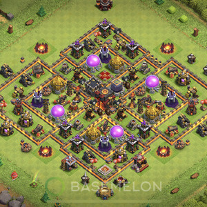 Town Hall Level 10 Farm Base Design, Legend League, Hybrid, Layout #544