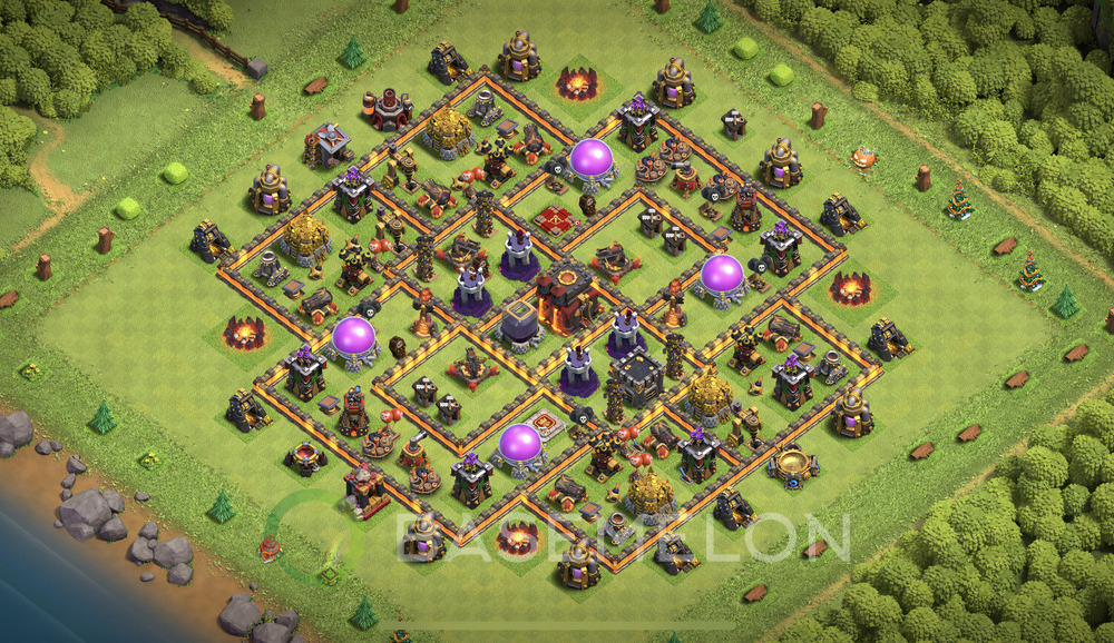 Town Hall Level 10 Farm Base Design 2024, Max Levels, Anti Everything, Layout #674