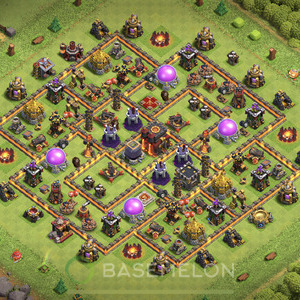 Town Hall Level 10 Farm Base Design, Max Levels, Anti Everything, Layout #674