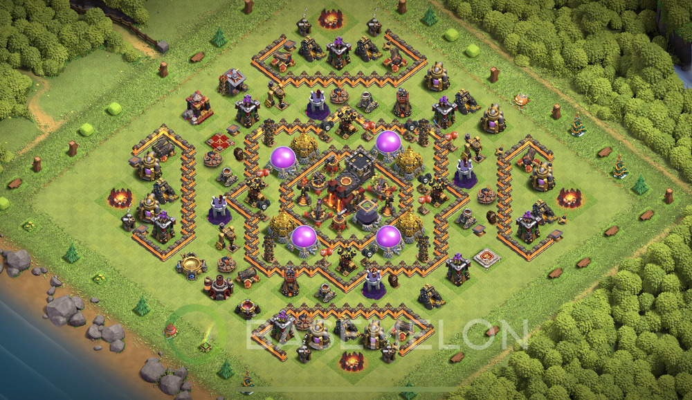 Town Hall Level 10 Farm Base Design 2024, Max Levels, Anti Everything, Layout #761