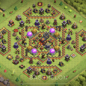 Town Hall Level 10 Farm Base Design, Max Levels, Anti Everything, Layout #761