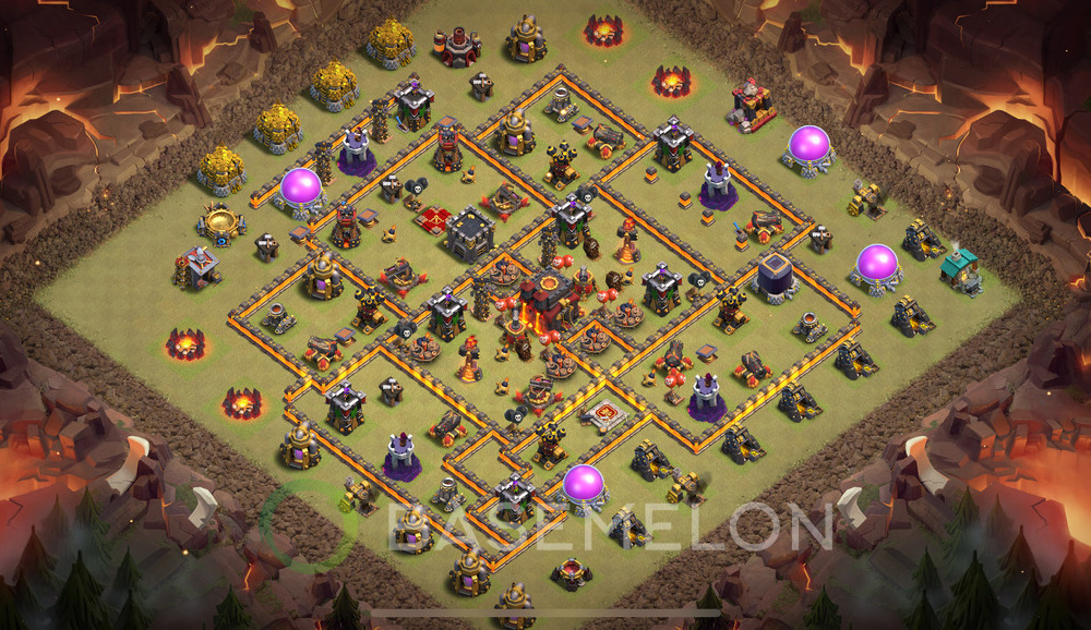 Town Hall Level 10 War Base Design 2024, Layout #781