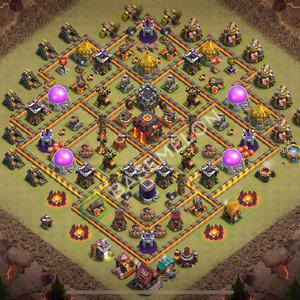 Aldea del Ayuntamiento Nivel 10 para Guerra, Anti 2 Estrellas, Anti Todo Diseño 2025, #783