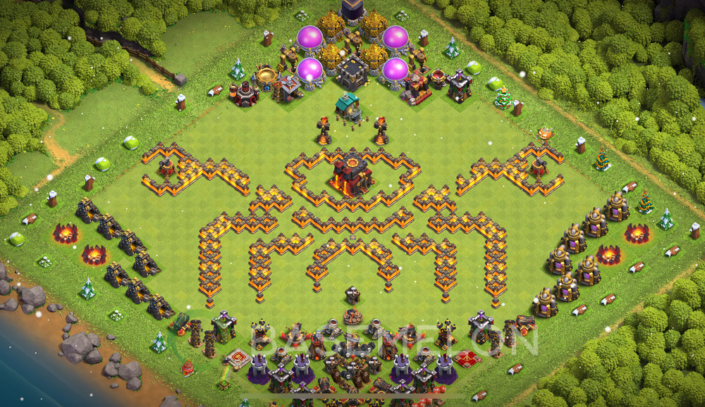 Town Hall Level 10 Progress Base Design 2024, Layout #821