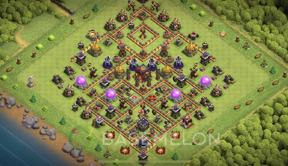 Town Hall Level 10 Farm Base Design 2024, Max Levels, Layout #863