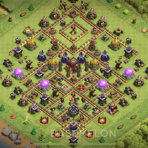 Town Hall Level 10 Farm Base Design, Max Levels, Layout #863