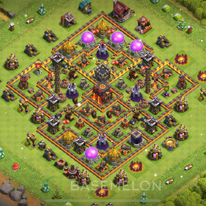 Town Hall Level 10 Trophy/Defense Base Design 2025, Legend League, Layout #946