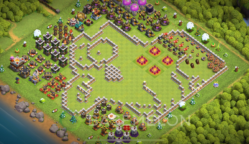 Town Hall Level 11 Progress Base Design 2024, Layout #1050