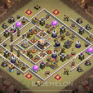Town Hall Level 11 War Base Design 2025, Anti 3 Stars, Anti Everything, Layout #1194