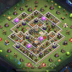 Town Hall Level 11 Farm Base Design 2025, Anti 3 Stars, Hybrid, Layout #1233