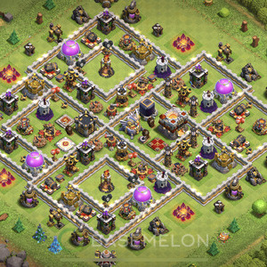 Rathaus Level 11 Farmen Base 2025, Anti 3 Sterne, Hybrid, Layout #1280