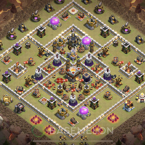 Rathaus Level 11 Krieg Base 2025, Anti Air, Layout #1293