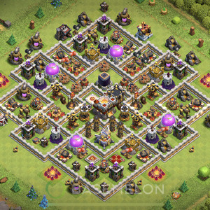 Rathaus Level 11 Farmen Base 2025, Anti 3 Sterne, Hybrid, Layout #1314