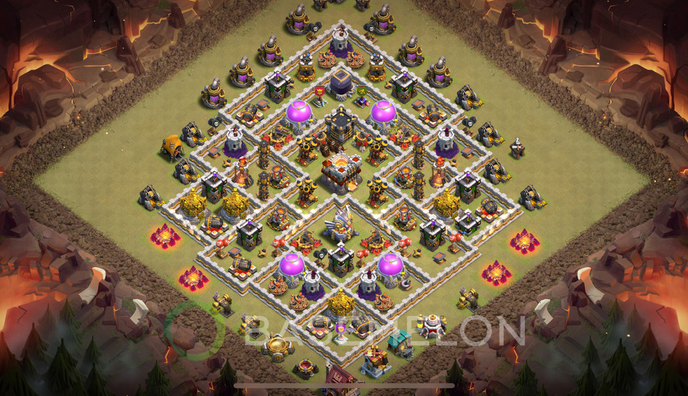 Town Hall Level 11 War Base Design 2025, Anti 2 Stars, Anti Everything, Layout #1361