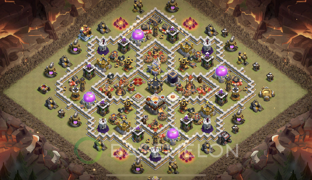 Town Hall Level 11 War Base Design 2025, Anti 3 Stars, Legend League, Layout #1375