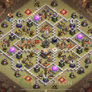 Town Hall Level 11 War Base Design 2025, Anti 3 Stars, Legend League, Layout #1375