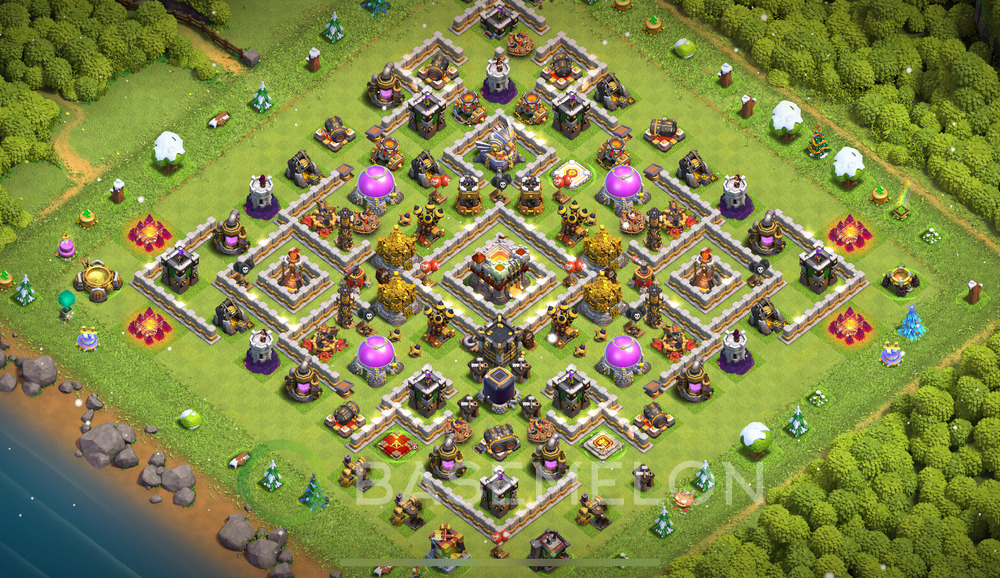 Town Hall Level 11 Farm Base Design 2025, Anti 2 Stars, Layout #1438