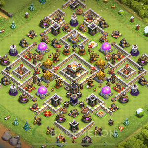Town Hall Level 11 Farm Base Design 2025, Anti 2 Stars, Layout #1438