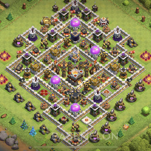 Town Hall Level 11 Farm Base Design 2025, Max Levels, Anti 2 Stars, Layout #1558