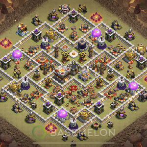Town Hall Level 11 War Base Design 2025, Anti 3 Stars, Anti Everything, Layout #1560