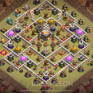 Town Hall Level 11 War Base Design 2025, Anti 2 Stars, Anti Everything, Layout #1586