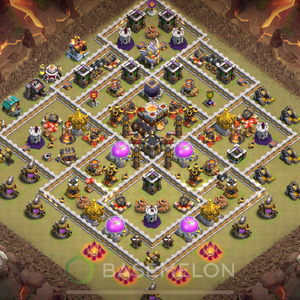 Town Hall Level 11 War Base Design 2025, Anti Everything, Hybrid, Layout #1625
