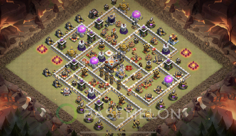 Town Hall Level 11 War Base Design 2025, Anti 3 Stars, Anti Everything, Layout #1675