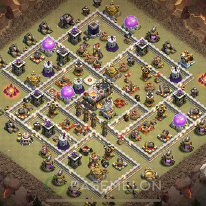 Town Hall Level 11 War Base Design 2025, Anti 3 Stars, Anti Everything, Layout #1675