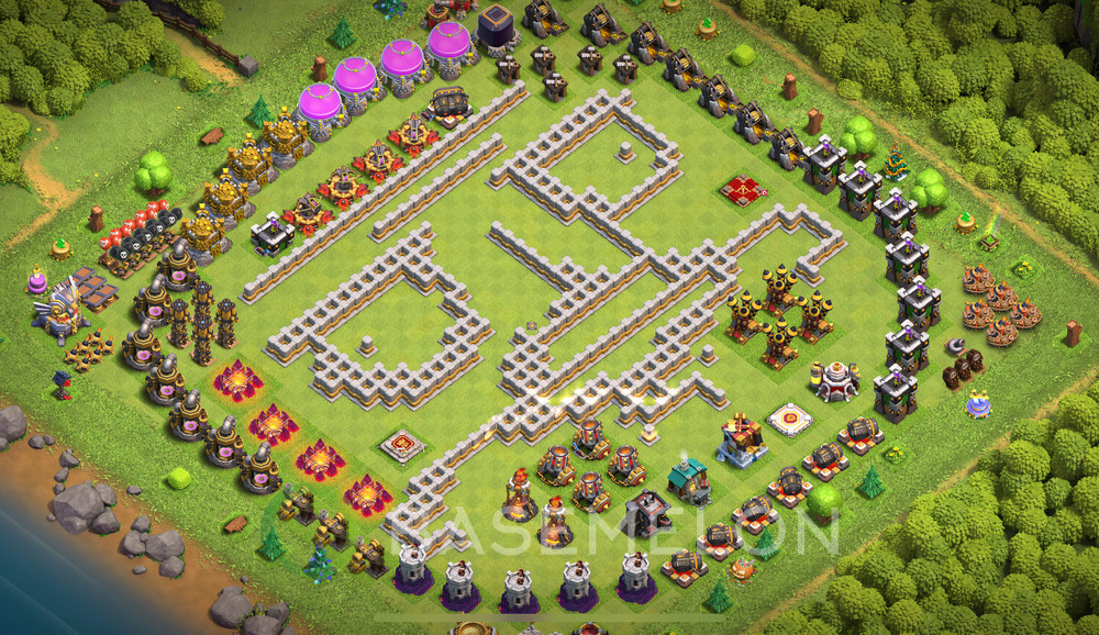 Town Hall Level 11 Progress Base Design 2025, Layout #1709