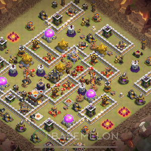 Rathaus Level 11 Krieg Base 2025, Layout #1746