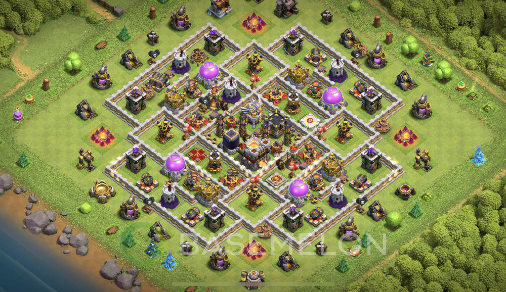 Town Hall Level 11 Farm Base Design 2025, Legend League, Hybrid, Layout #1844