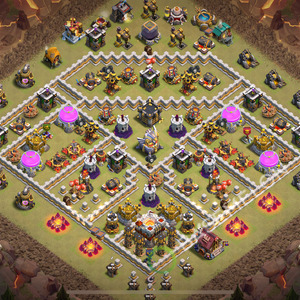 Town Hall Level 11 War Base Design 2026, Layout #1885